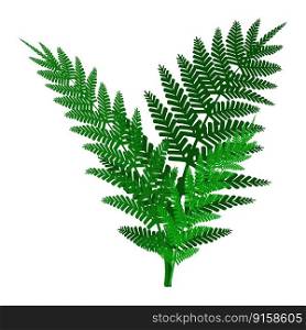 Green fern, great design for any purposes. Vector illustration. EPS 10.. Green fern, great design for any purposes. Vector illustration.
