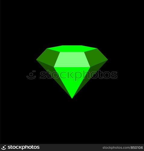 Green Gemstone Logo Template Illustration Design. Vector EPS 10.