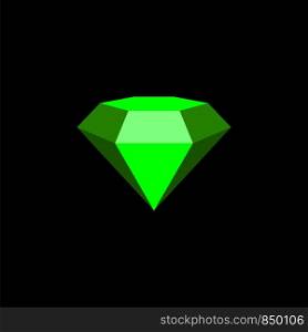 Green Gemstone Logo Template Illustration Design. Vector EPS 10.