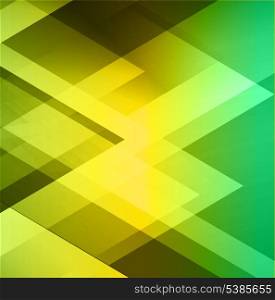 Green geometric business background. Vector EPS 10