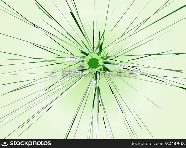 green glass abstract. Vector