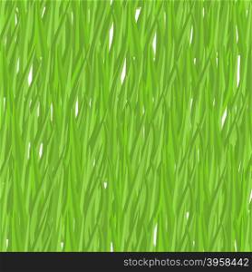 Green grass seamless pattern. Vector background natural greenery. Lawn texture&#xA;