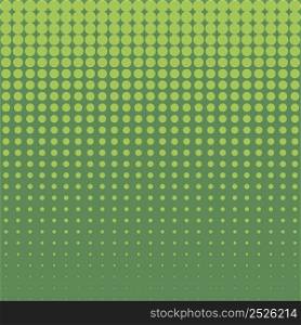 Green halftone background from dots, dot pattern drops