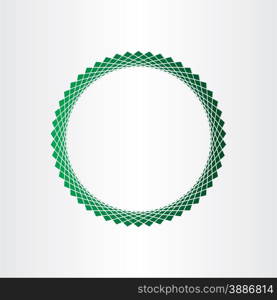 green halftones circle background design