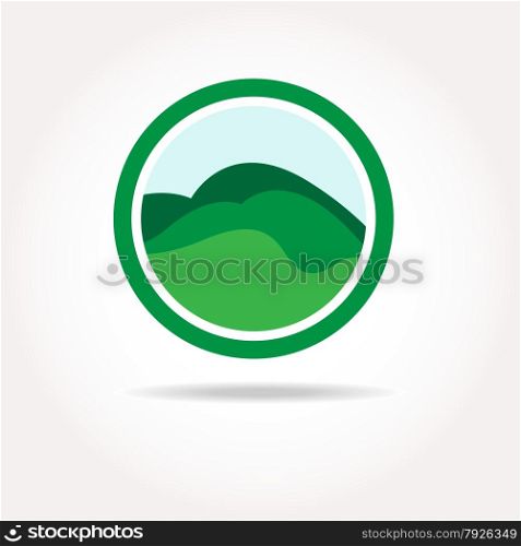 Green healthy nature agricultural logo.. Green healthy nature agricultural logo