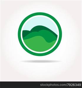 Green healthy nature agricultural logo.. Green healthy nature agricultural logo