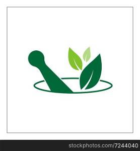 green herbal logo template,herbal 100 on white background