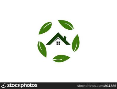 green house logo vector friendly concept template