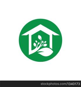 Green house vector icon illustration design