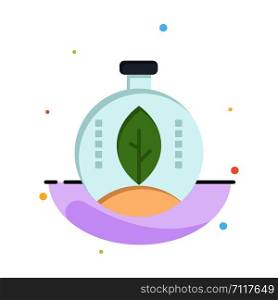 Green, Innovation, Energy, Power Abstract Flat Color Icon Template