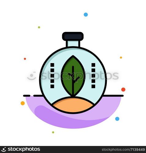 Green, Innovation, Energy, Power Abstract Flat Color Icon Template