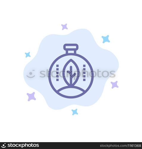 Green, Innovation, Energy, Power Blue Icon on Abstract Cloud Background