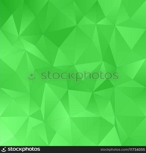 Green irregular triangle pattern background Vector Image