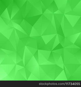 Green irregular triangle pattern background Vector Image