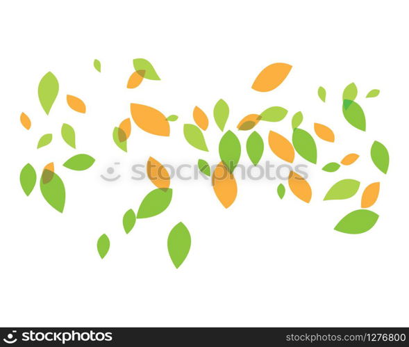 Green leaf background vector icon illustration design