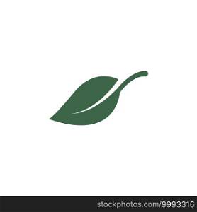 green leaf ecology nature element vector icon design