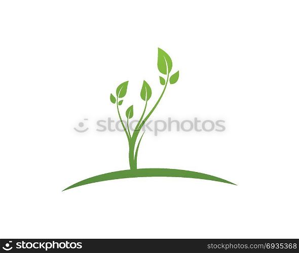 green leaf ecology nature element vector icon. Logos of green leaf ecology nature element vector icon