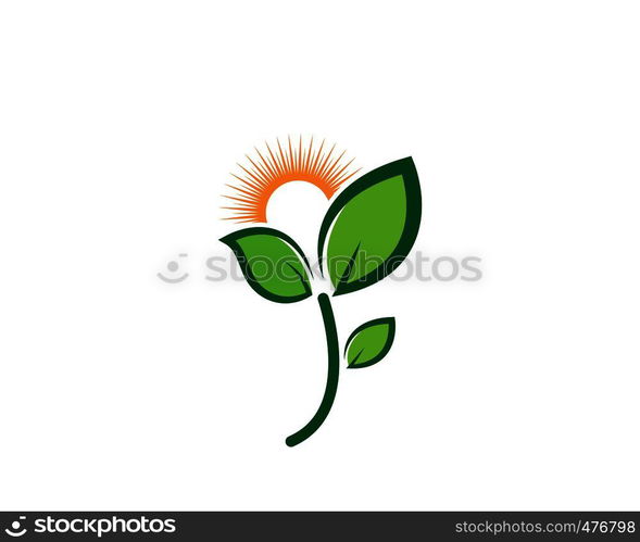 green leaf ecology nature element vector icon of go green design