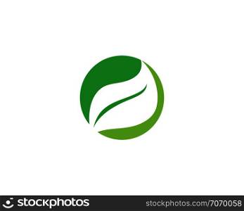 green leaf ecology nature element vector icons