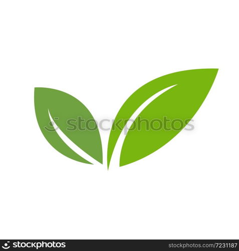 Green Leaf Icon design Vector Illustration