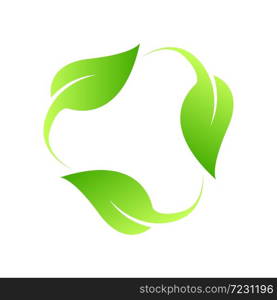 Green Leaf Icon design Vector Illustration