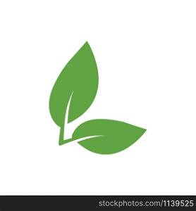 Green leaf icon graphic design template vector isolated. Green leaf icon graphic design template vector