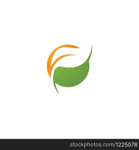 Green leaf logo ecology nature element vector icon