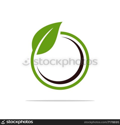 Green Leaf Nature Logo Template Illustration Design. Vector EPS 10.