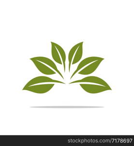 Green Leaf Nature Logo Template Illustration Design. Vector EPS 10.