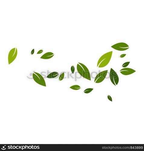 Green leaves background pattern