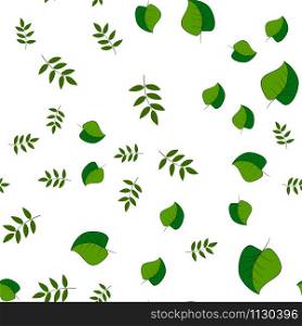 green leaves on a white background. For fabric, baby clothes, background, textile, wrapping paper and other decoration. Repeating editable vector pattern. EPS 10. green leaves on a white background. For fabric, baby clothes, background, textile, wrapping paper and other decoration. Vector seamless pattern EPS 10