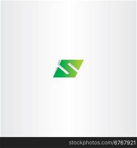 green logo letter s number 5 five symbol