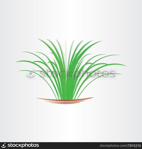 green lush grass abstract garden design element