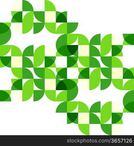 Green modern geometric abstract background