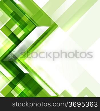 Green modern glossy geometric absract background template