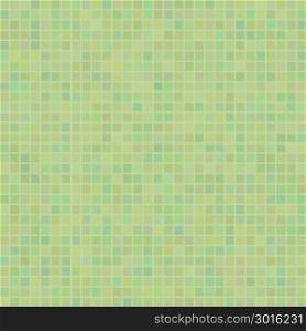 Green Mosaic Pattern. Square Ceramic Wall Background. Green Mosaic Pattern. Square Ceramic Background