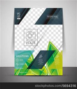 Green Nature Concept Print Template - Corporate Flyer
