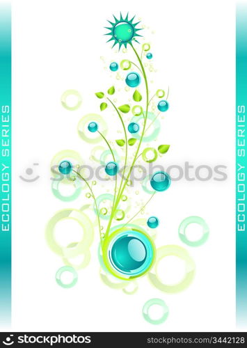 Green nature leaf concept