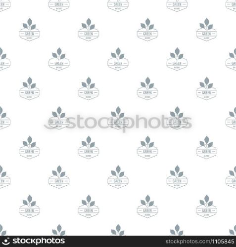 Green nature pattern vector seamless repeat for any web design. Green nature pattern vector seamless