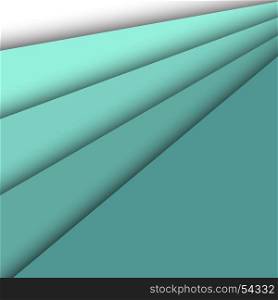Green paper overlapping abstract background, stock vector