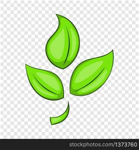 Green plant eco symbol icon in cartoon style isolated on background for any web design . Green plant eco symbol icon, cartoon style