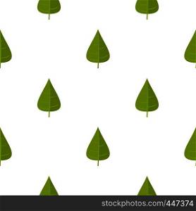 Green poplar leaf pattern seamless for any design vector illustration. Green poplar leaf pattern seamless