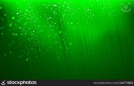 Green shiny light background