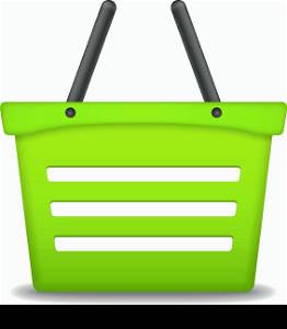 Green Shopping Basket