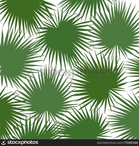 Green silhouette of leaf Libistones of Chinese, Southern palm. Vector Illustration. EPS10. Green silhouette of leaf Libistones of Chinese, Southern palm. Vector Illustration