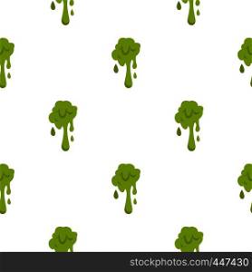 Green slime spot pattern seamless for any design vector illustration. Green slime spot pattern seamless