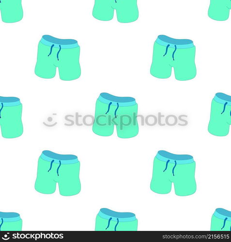 Green sport shorts pattern seamless background texture repeat wallpaper geometric vector. Green sport shorts pattern seamless vector