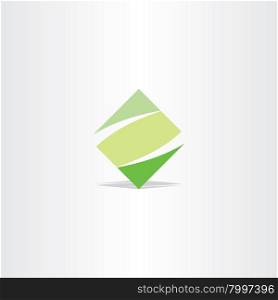 green square logo letter z logotype z vector icon emblem