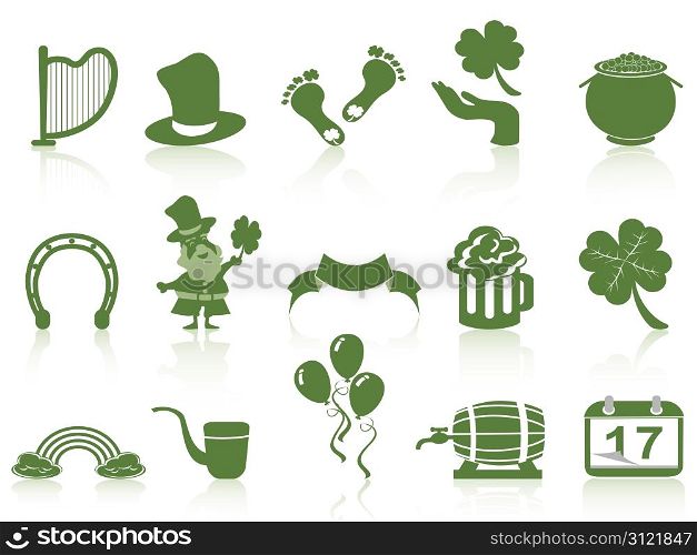 green st patrick&rsquo;s day icon for st patrick&rsquo;s day design