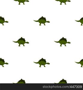 Green stegosaurus dinosaur pattern seamless for any design vector illustration. Green stegosaurus dinosaur pattern seamless